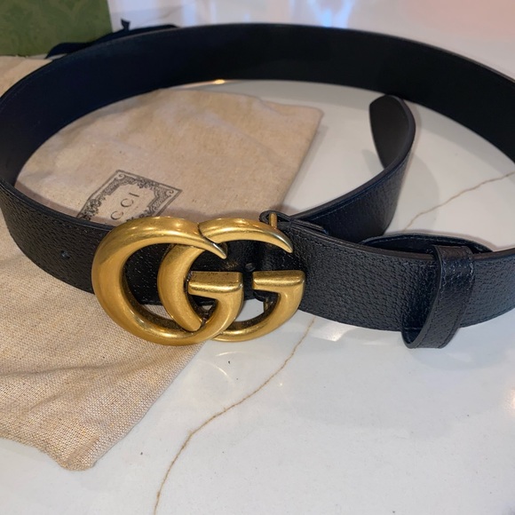 ✨Authentic Gucci GG Marmont Wide Belt 85✨ - Picture 5 of 7
